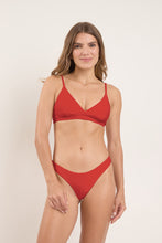 Load image into Gallery viewer, Model Front: Rio De Sol Haut Top Shimmer-Liquor Paola