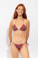 Load image into Gallery viewer, Model Front: Rio De Sol Bas Bottom Coral-Feline Frufru