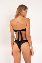 Load image into Gallery viewer, Model Back: Rio De Sol Bas Bottom Shimmer-Black Nara