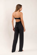 Load image into Gallery viewer, Model Back: Rio De Sol Pantalon De Plage Black Pants Knot