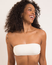 Load image into Gallery viewer, Gallery: Rio De Sol Haut Top Off-White Bandeau-Reto