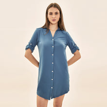 Load image into Gallery viewer, Image 04: Uv Line Chemise Shirtdress Copenhagen Aco Upf50+