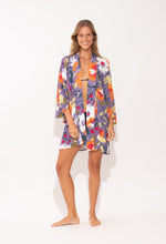 Load image into Gallery viewer, Image 04: Rio De Sol Robe De Plage Garden-Flower Kimono