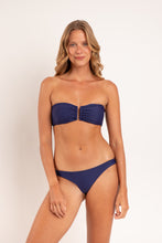 Load image into Gallery viewer, Model Front: Rio De Sol Bas Bottom Touch-Marinho Essential