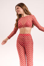 Load image into Gallery viewer, Image 06: Rio De Sol Haut De Plage Floral-Scales Top Harper