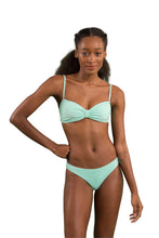 Load image into Gallery viewer, Model Front: Rio De Sol Bas Bottom Malibu-Menta Essential