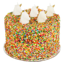 Load image into Gallery viewer, Model Front: Sunnylife Bougies Unicorn Cake Candle