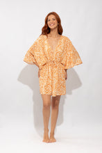 Load image into Gallery viewer, Model Front: Rio De Sol Robe De Plage Sahari Kaftan Bel