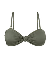 Load image into Gallery viewer, Product Front: Rio De Sol Haut Top Croco Bandeau-Joy