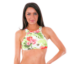 Load image into Gallery viewer, Model Front: Rio De Sol Haut Soutien Acacia Rosa