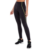 Load image into Gallery viewer, Model Front: Alto Giro Fitness Bas Legging Velocity Com Fusao Preto