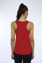 Load image into Gallery viewer, Model Back: Alto Giro Fitness Haut Regata Skin Fit Inspiracional Vermelho Haute Red