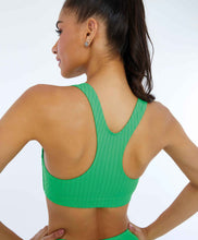 Load image into Gallery viewer, Model Back: Alto Giro Fitness Haut Top Shape Slim Verde Classic