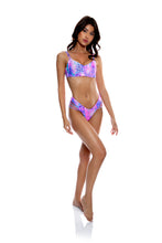 Load image into Gallery viewer, Image 03: Luli Fama Haut Top Strappy Blue Pink
