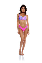 Load image into Gallery viewer, Image 07: Luli Fama Haut Top Strappy Blue Pink