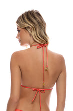 Load image into Gallery viewer, Model Back: Luli Fama Haut Top Wavy Babes Just Want Sun Amber