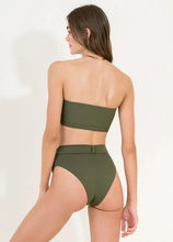 Load image into Gallery viewer, Model Back: Maaji Bas Bottom Pine Green Tiffany Whitney The Rose