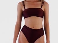 Load and play video in Gallery viewer, Video: Rio De Sol Haut Top Barolo Bandeau-Reto