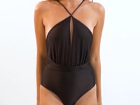 Load and play video in Gallery viewer, Video: Rio De Sol Une Pièce Shimmer-Coffee New Vegas