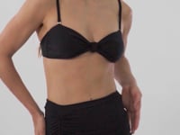Load and play video in Gallery viewer, Video: Rio De Sol Jupe De Page Black Mini Skirt Ruched