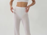 Load and play video in Gallery viewer, Video: Rio De Sol Pantalon De Plage Memphis-White Pants Lana