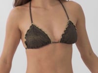 Load and play video in Gallery viewer, Video: Rio De Sol Haut Top Radiante-Black Frufru