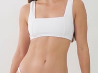 Load and play video in Gallery viewer, Video: Rio De Sol Haut Top Sand-White Mary