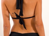 Load and play video in Gallery viewer, Video: Rio De Sol Haut Top Shimmer-Black Mel