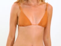Load and play video in Gallery viewer, Video: Rio De Sol Haut Top Shimmer-Nocciola Lia-Noa