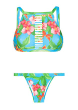 Load image into Gallery viewer, Product Front: Rio De Sol Ensemble Aloha Cropped Tiras