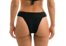 Load image into Gallery viewer, Image 06: Rio De Sol Bas Bottom Cloque Preto Tri Cos