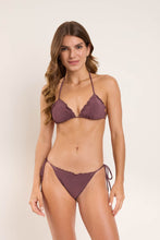 Load image into Gallery viewer, Model Front: Rio De Sol Bas Bottom Malibu-Ebano Frufru