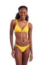 Load image into Gallery viewer, Model Front: Rio De Sol Bas Bottom Malibu-Yellow Mini-Duo