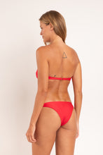 Load image into Gallery viewer, Model Back: Rio De Sol Bas Bottom Microfibra-Chic-Red Leblon