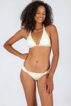 Load image into Gallery viewer, Model Front: Rio De Sol Bas Bottom Off-White Mel