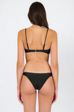 Load image into Gallery viewer, Model Back: Rio De Sol Bas Bottom Shimmer-Black Essential