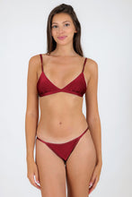 Load image into Gallery viewer, Model Front: Rio De Sol Bas Bottom Shimmer-Divino California