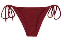 Load image into Gallery viewer, Product Front: Rio De Sol Bas Bottom Shimmer-Divino Cheeky-Tie