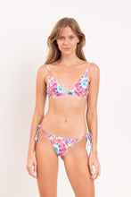 Load image into Gallery viewer, Model Front: Rio De Sol Bas Bottom Splash Cheeky-Tie