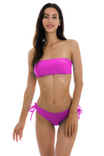 Load image into Gallery viewer, Model Front: Rio De Sol Bas Bottom Uv-Pink Madrid