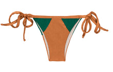 Load image into Gallery viewer, Product Front: Rio De Sol Bas Calcinha Copper Green