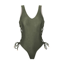 Load image into Gallery viewer, Product Front: Rio De Sol Une Pièce Croco Zoe