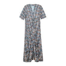 Load image into Gallery viewer, Product Front: Rio De Sol Vêtement De Plage Ikat Long Dress