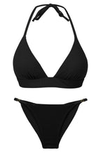 Load image into Gallery viewer, Product Front: Rio De Sol Ensemble Set Bora-Black Tri-Cos Cheeky-Fixa