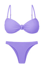 Load image into Gallery viewer, Product Front: Rio De Sol Ensemble Set Bora-Lavanda Bandeau-Joy Leblon