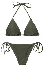 Load image into Gallery viewer, Product Front: Rio De Sol Ensemble Set Croco Tri-Inv Cheeky-Tie