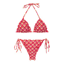 Load image into Gallery viewer, Product Front: Rio De Sol Ensemble Set Floral-Scales Frufru Frufru-Fio
