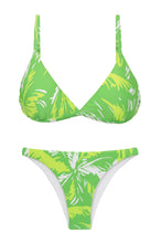 Load image into Gallery viewer, Product Front: Rio De Sol Ensemble Set Green-Palms Tri-Fixo Leblon