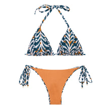 Load image into Gallery viewer, Product Back: Rio De Sol Ensemble Set Ikat Tri-Inv Ibiza