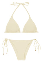 Load image into Gallery viewer, Product Front: Rio De Sol Ensemble Set Off-White Tri-Inv Lacinho